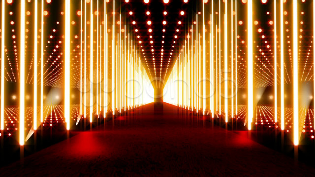 Long hallway red carpet lights free wallpaper for desktop - medium preview image