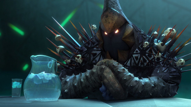 Strange creature skulls table water free wallpaper for desktop - medium preview image