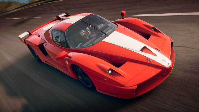Red sports car race track #30 free wallpaper for desktop - medium preview image
