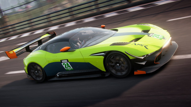 Green sports car race track #7 free wallpaper for desktop - medium preview image