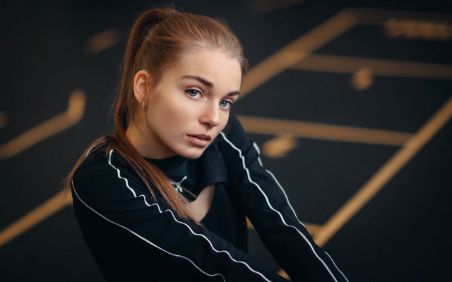Elina karimova pony tail black free wallpaper for desktop - medium preview image