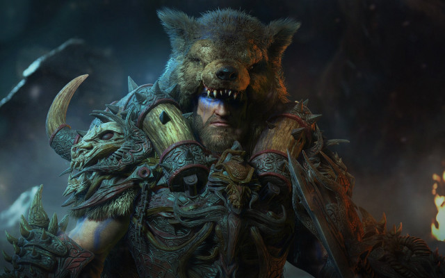 Bear head sword demon christ free wallpaper for desktop - medium preview image