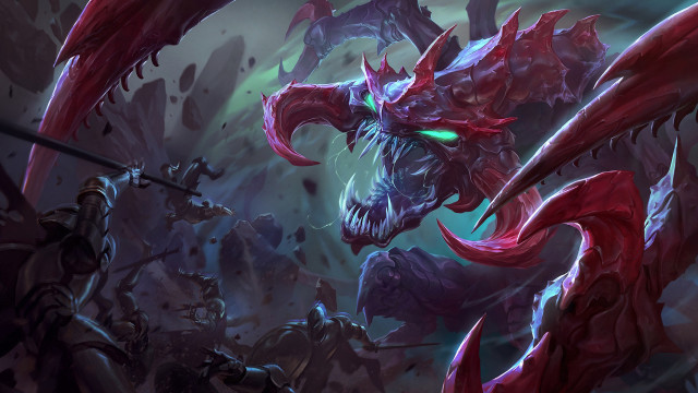 Demonic green eyes sword armor free wallpaper for desktop - medium preview image