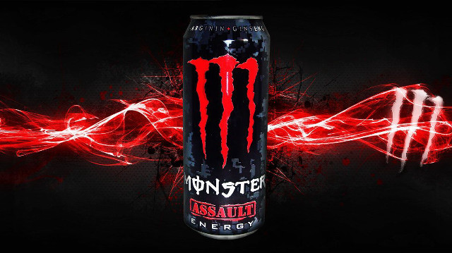 Monster energy drink red streaks free wallpaper for desktop - medium preview image