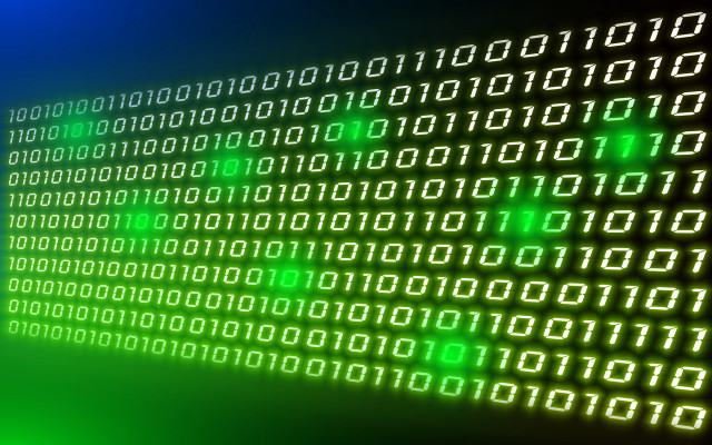 Green blue background white dots free wallpaper for desktop - medium preview image