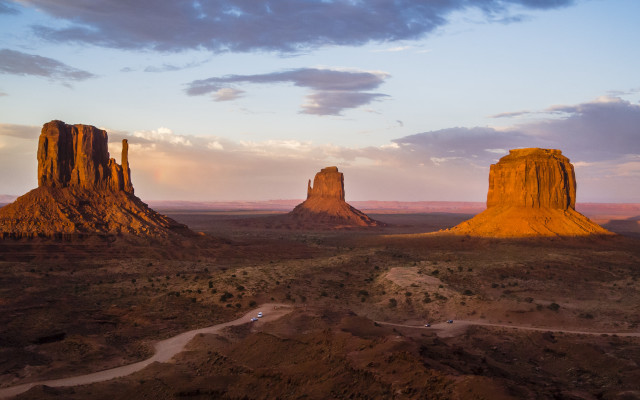 Desert river rock formation sky free wallpaper for desktop - medium preview image