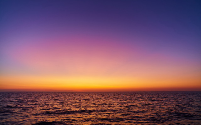 Sunset ocean boat clouds australian free wallpaper for desktop - medium preview image