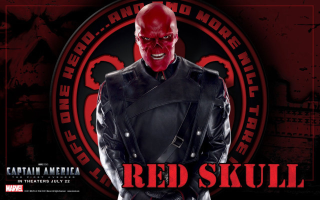 Red skull leather jacket background free wallpaper for desktop - medium preview image
