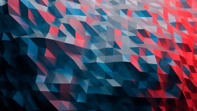 Colorful abstract triangles geometric lowpoly free wallpaper for desktop - medium preview image