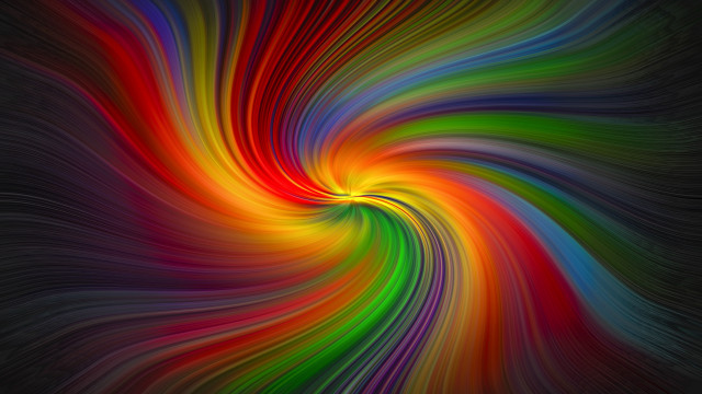 Colorful swirly lines vibrant multicolored free wallpaper for desktop - medium preview image