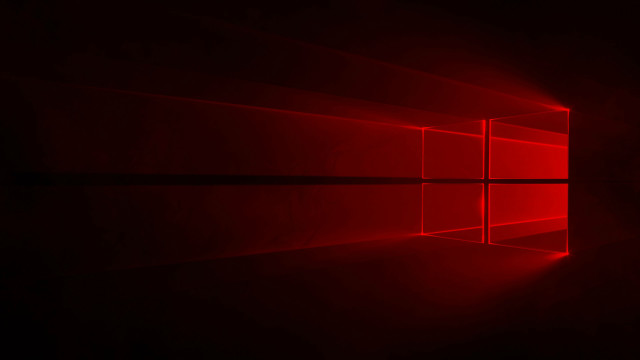 Red light window dark room free wallpaper for desktop - medium preview image