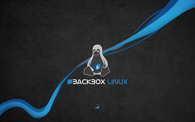Black background blue white logo #3 free wallpaper for desktop - medium preview image