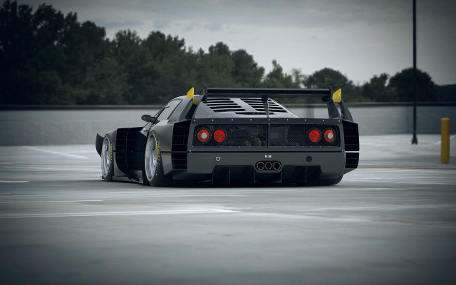 Car parking forest sky 3d free wallpaper for desktop - medium preview image