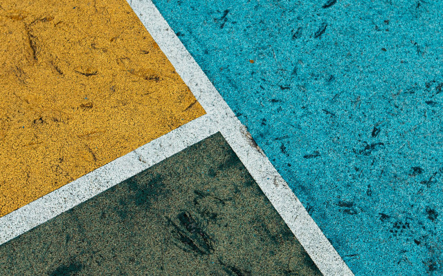 Blue yellow black floor white free wallpaper for desktop - medium preview image