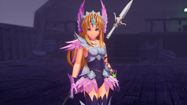 Female armor sword spear blonde free wallpaper for desktop - medium preview image