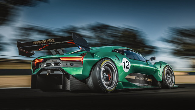 Green sports car race track #5 free wallpaper for desktop - medium preview image