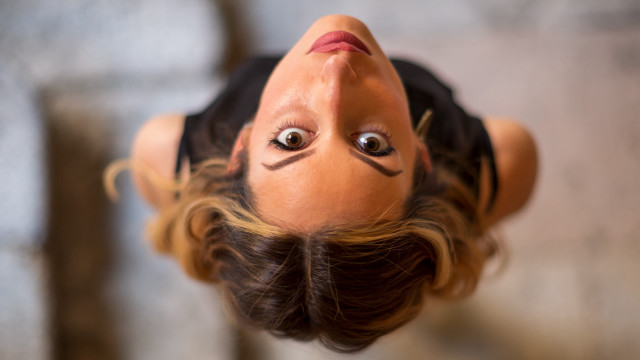 Upside down fake face arabesque free wallpaper for desktop - medium preview image