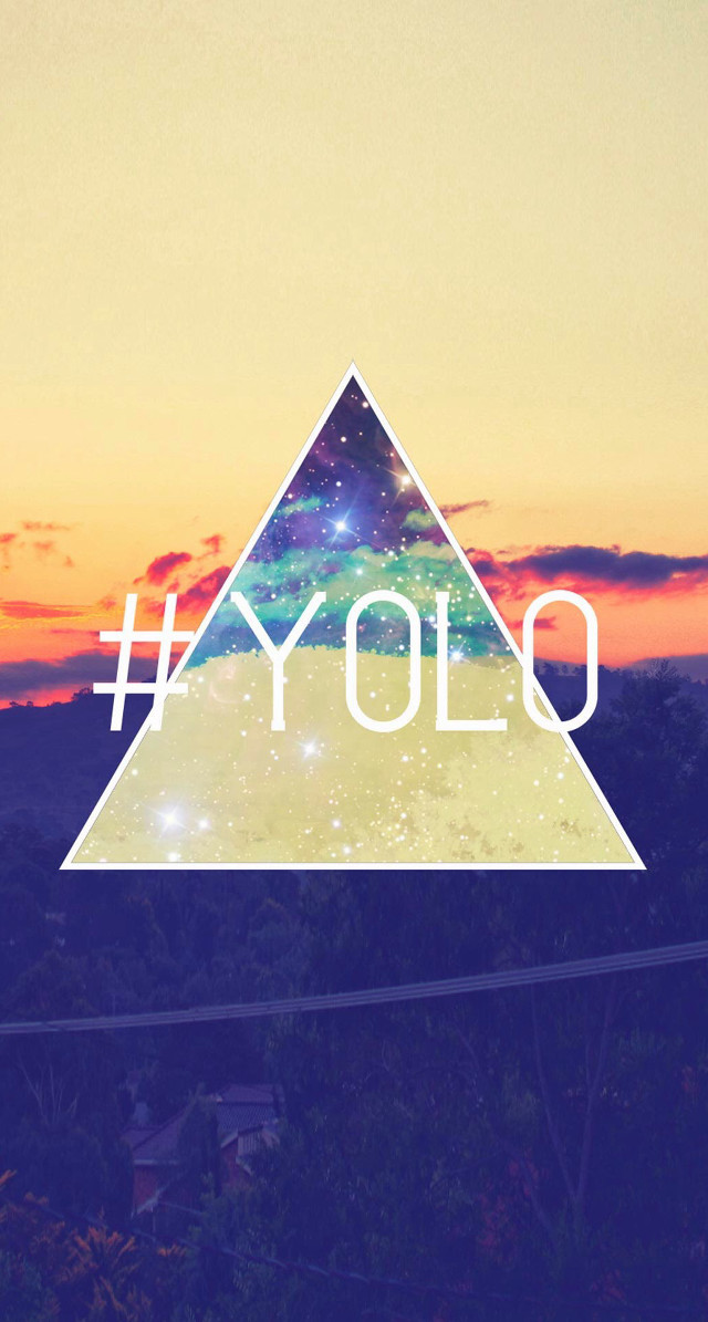 Triangle yolo sunset background star free wallpaper for mobile - medium preview image