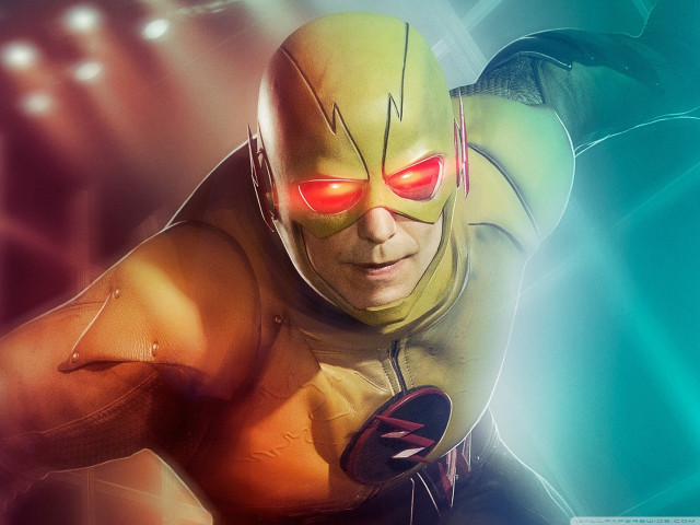 Man yellow costume red eyes #3 free wallpaper for desktop - medium preview image