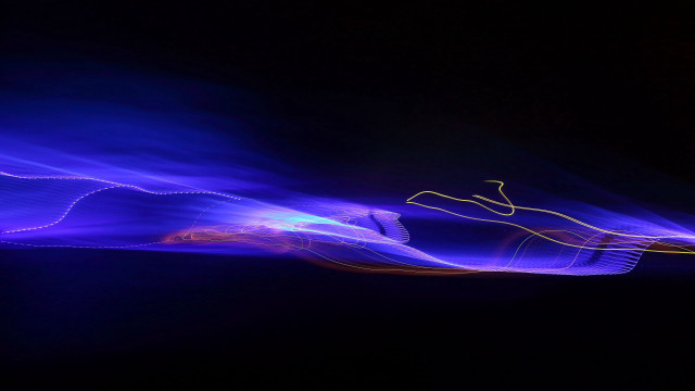 Blurry person red light abstract free wallpaper for desktop - medium preview image