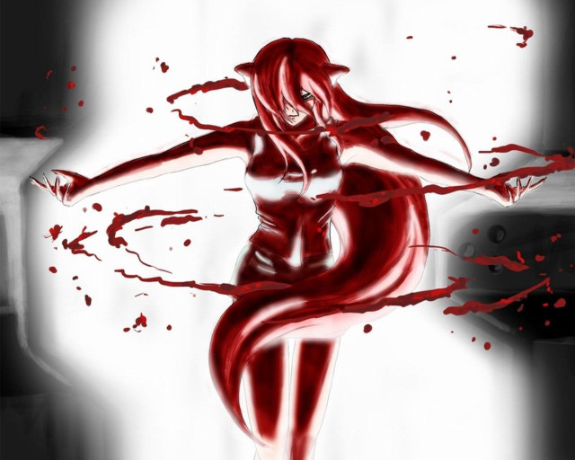 Woman red dress dancing blood free wallpaper for desktop - medium preview image