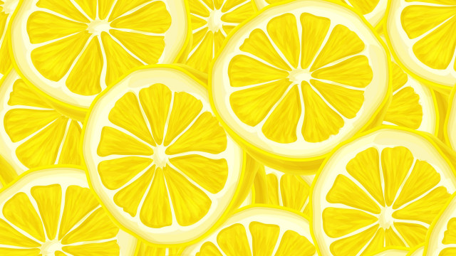Orange slices yellow background champagne free wallpaper for desktop - medium preview image