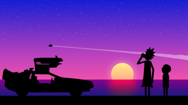 Person car sun plane horizon free wallpaper for desktop - medium preview image