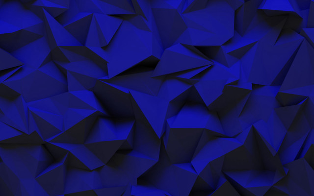 Large blue triangles black white free wallpaper for desktop - medium preview image