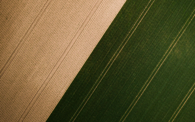 Green white striped wall clock free wallpaper for desktop - medium preview image