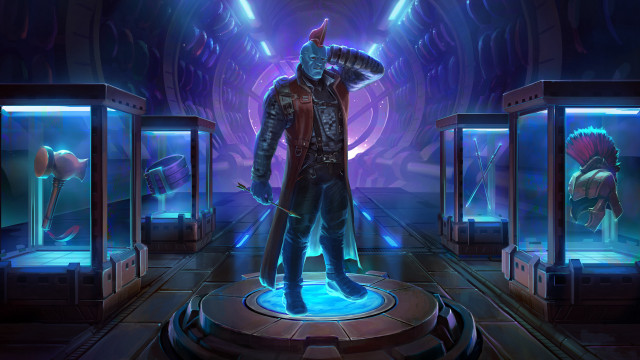 Man futuristic space station helmet free wallpaper for desktop - medium preview image