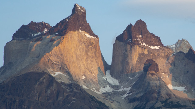 Mountain snow clouds blue sky #6 free wallpaper for desktop - medium preview image