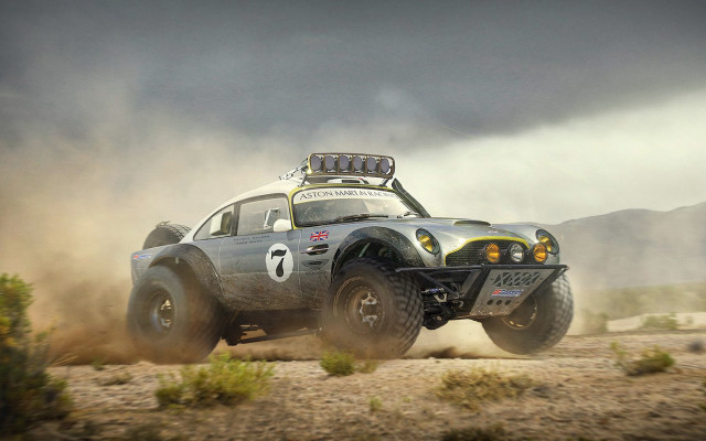 Desert truck dust mountains military free wallpaper for desktop - medium preview image