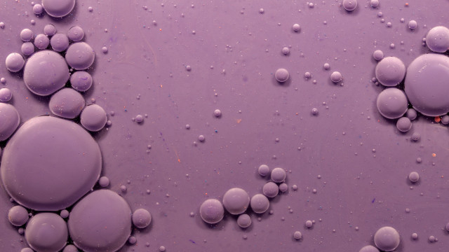 Purple bubbles water droplets ultrafine free wallpaper for desktop - medium preview image