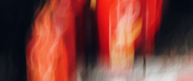 Blurry red yellow motion black free wallpaper for desktop - medium preview image