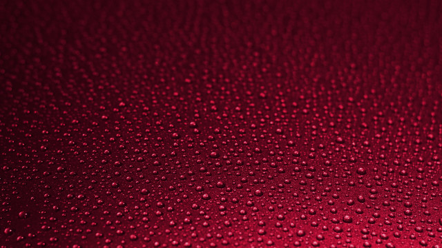 Red water droplets macro girl free wallpaper for desktop - medium preview image