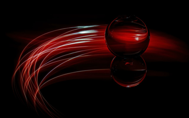 Red object reflection water red free wallpaper for desktop - medium preview image