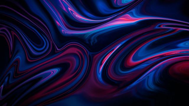 Colorful abstract generative art black free wallpaper for desktop - medium preview image