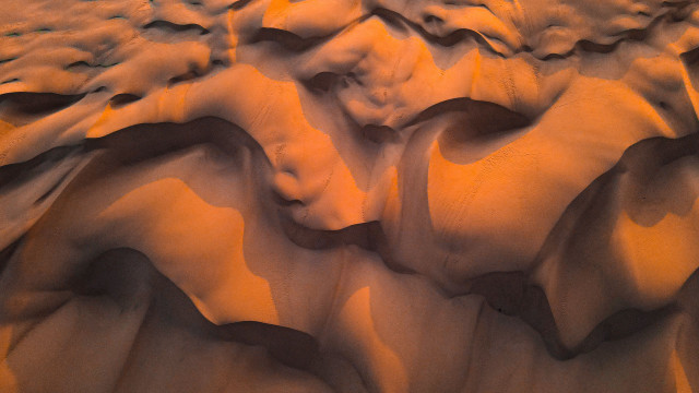 Sand dune fire embers orange free wallpaper for desktop - medium preview image