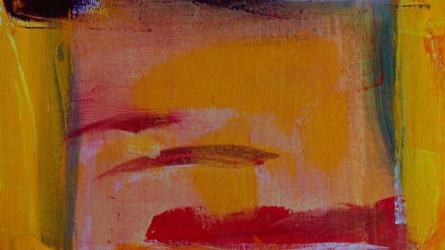 Yellow red square black border free wallpaper for desktop - medium preview image