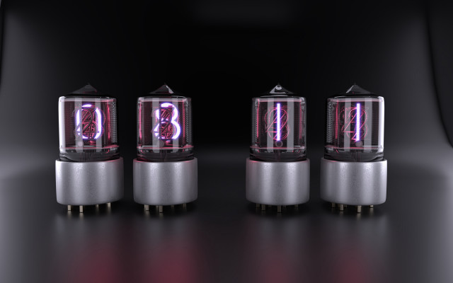 Three silver red electronic devices free wallpaper for desktop - medium preview image