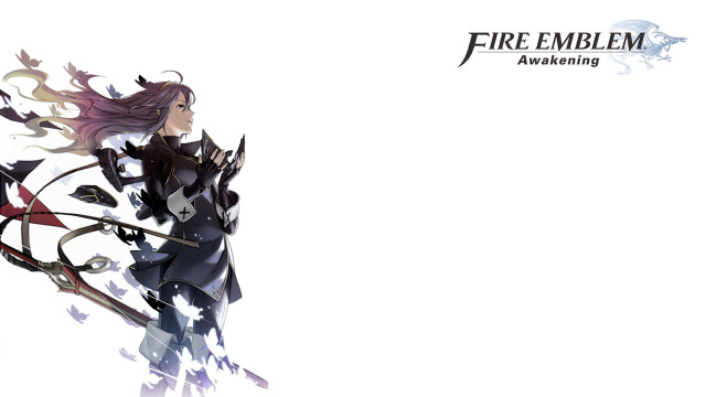 Woman sword suit flame embellishment free wallpaper for desktop - medium preview image