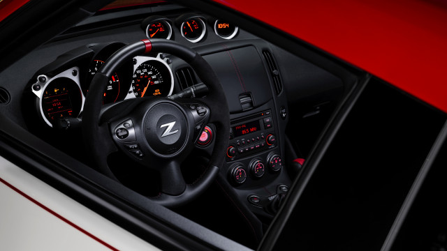 Car dashboard steering wheel red free wallpaper for desktop - medium preview image