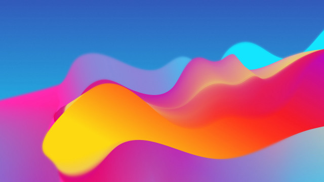 Colorful abstract blue sky pink free wallpaper for desktop - medium preview image