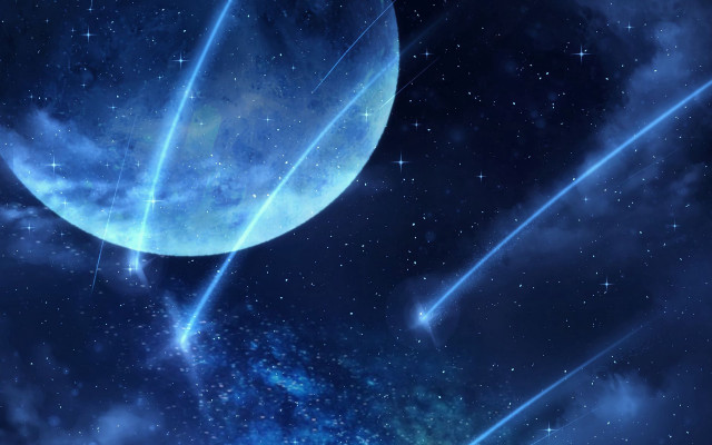 Space planet stars sky matte free wallpaper for desktop - medium preview image