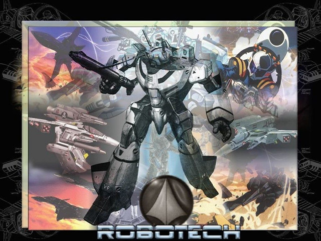 Robotech character gun helmet action free wallpaper for desktop - medium preview image
