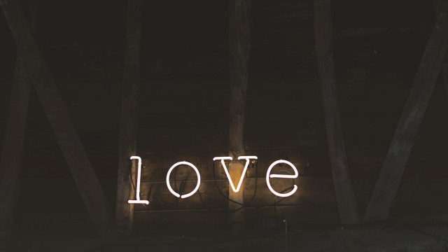 Neon love dark american romanticism free wallpaper for desktop - medium preview image