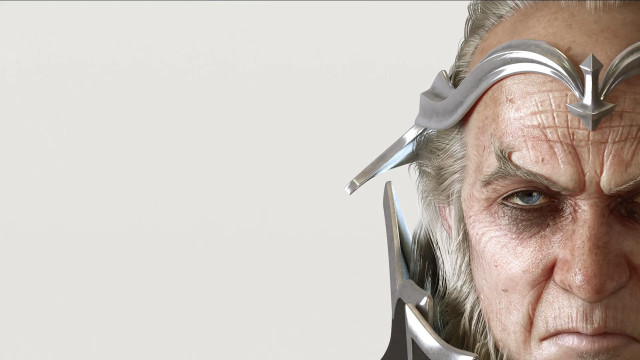 Old man sci fi render free wallpaper for desktop - medium preview image