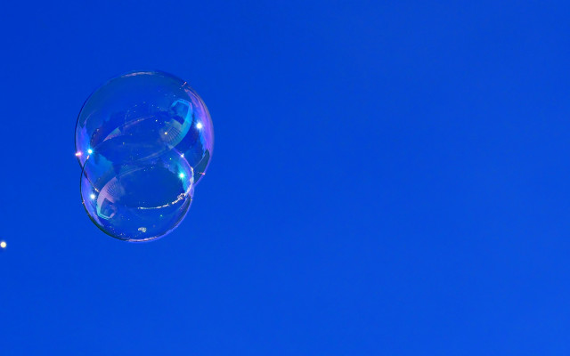 Bubble jet sky magic realism free wallpaper for desktop - medium preview image