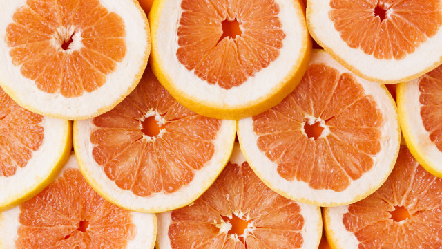 Oranges cut half stacked missing free wallpaper for desktop - medium preview image