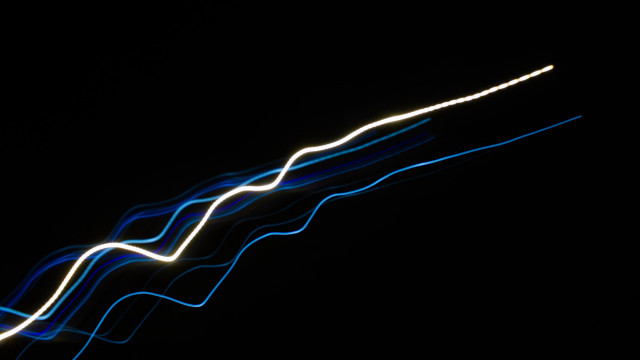 Long exposure plane night sky #2 free wallpaper for desktop - medium preview image